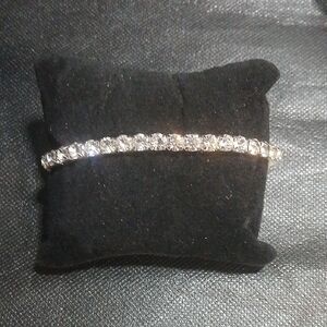 Stunning Silver Crystal Bracelet
